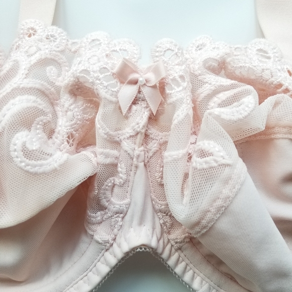 new Fayreform Full Bust Figure Unlined Lace Underwire Bra 32F - Picture 4 of 11